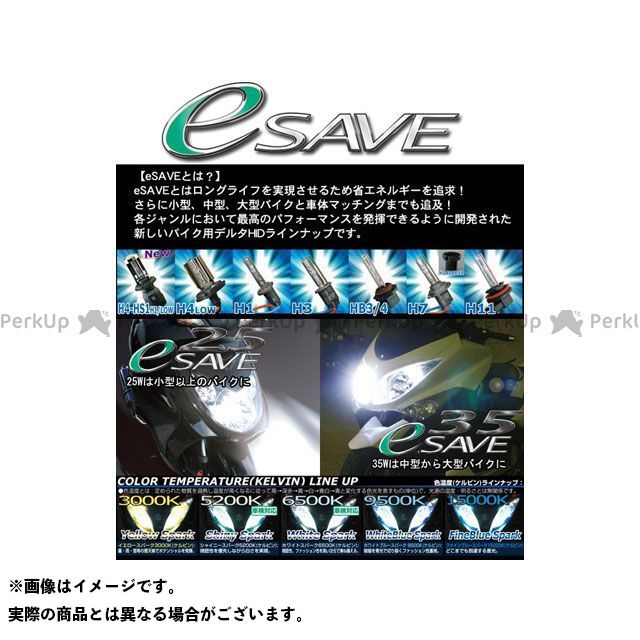 【雑誌付き】DELTA DIRECT 汎用 ヘッドライト・バルブ H.I.D LIGHTING UNIT e-SAVE 12V・25eSAVE H7 9500K（WhiteBlue Spark） デルタダイレクト ヘッドライト