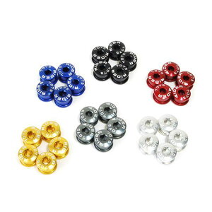 ���f�A�i���]�ԁj TQXG-R5 Chainring Screw for Single 5mm �J���[ �u���[ TQXG-R5