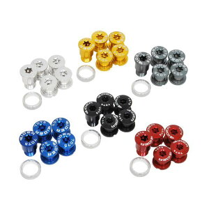 ���f�A�i���]�ԁj TQCP-01 Chainring Screw for Campagnolo �J���[ �S�[���h TQCP-01