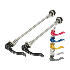 ���f�A�i���]�ԁj LS3D-100/130 Ti Quick Release ROAD F100/R130 �J���[ �u���b�N LS3D-100/130