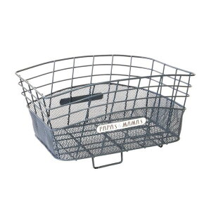 PALMY(自転車) R-11 大型メッシュリアバスケット Vバンド付(ダークグレー) R-11