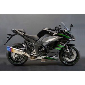 トリックスター 政府認証スリップオンマフラー IKAZUCHI 焼きチタン 純正パニア対応 Ninja 1000SX JST-018C-L4YT