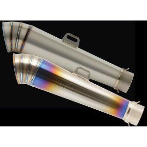 ナイトロレーシング 4in1機械曲げチタンEXマフラー(ショートテール) コニカルチタンサイレンサー300mm V3 GPZ900R/750R EX-04STUKT3-V3