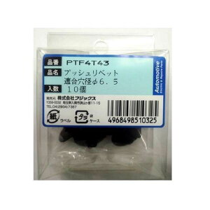 フジックス プッシュリベット 10個 PTF4T43【PTF4T43】 PTF4T43