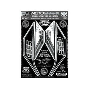 ���g�O���t�B�b�N�X �{�f�B�p�b�h?BLK/WHT R1200GS Adventure MT-BAB01W