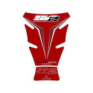 モトグラフィックス タンクパッド レッド SV650S/1000S MT-TS028R