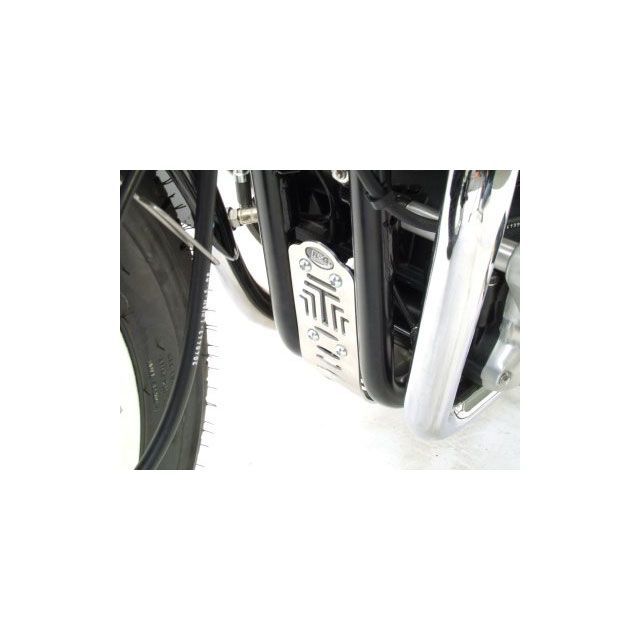 正規品／R&G バッシュプレート ブラック RG-BP0001BK アールアンドジー カウル・エアロ バイク ボンネビル スクランブラー スラクストン：モトメガネ