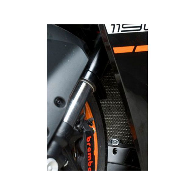 正規品／R&G ラジエターガード ブラック RG-RAD0133BK アールアンドジー ラジエター関連パーツ バイク その他のモデル：モトメガネ