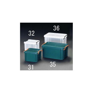 エスコ 345x205x165mm 収納ケース(バックル付/クリアー) EA506AB-36