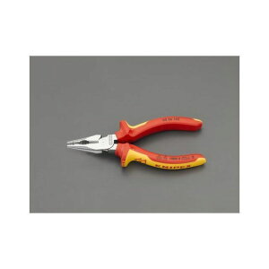 エスコ 145mm ラジオペンチ(絶縁・倍力) EA537LB-12