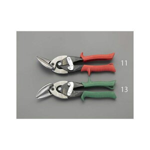 エスコ 240mm はさみ・ステンレス板用(オフセット型/左利き) EA544MS-13