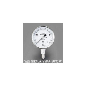 �G�X�R G 1/4�h/60mm/0-0.6MPa ���͌v�i�X�e�����X���j EA729DJ-6