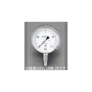 �G�X�R G 3/8�h/75mm/0-1.6MPa �Εt���͌v�i�X�e�����X�j EA729DM-16
