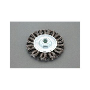 エスコ 102mm/M10 ワイヤーホイール(スチール製ツイスト) EA809YG-11