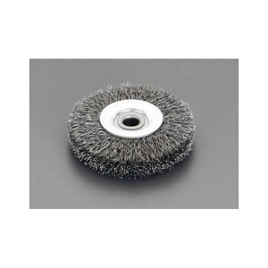 エスコ 100mm/13.0mm ワイヤーホイール(スチール製) EA818-124