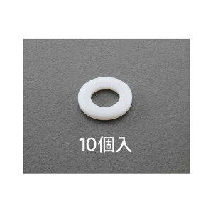 エスコ M16/17.0x32.0x3.0mm 平ワッシャー(ナイロン製/10枚) EA949ZA-163