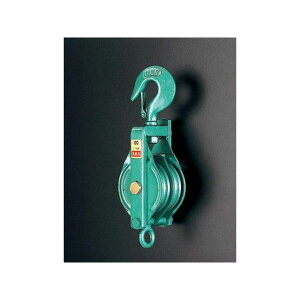 エスコ 100mm 強力型滑車(2車) EA987HA-100B