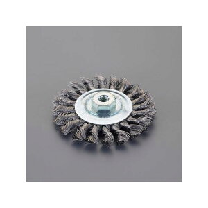 エスコ 100mm/M10 ワイヤーホイール(スチール製/ツイスト) EA809YP-21