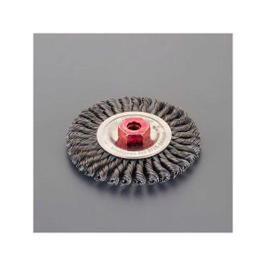 エスコ 100mm/M10 ワイヤーホイール(スチール製/ツイスト) EA809YP-31