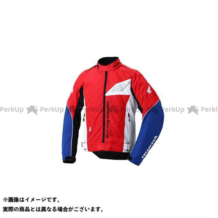 楽天市場 雑誌付き Honda ジャケット Hrc 21 22秋冬モデル 3シーズングラフィックブルゾン トリコロール サイズ L ホンダ パークアップバイク 楽天市場店