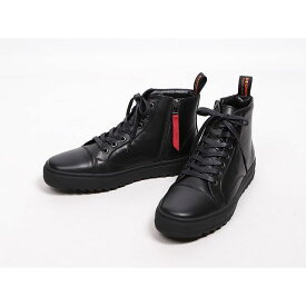 デグナー HS-B14 レザースニーカー（ブラック/ブラック） サイズ 27cm HS-B14