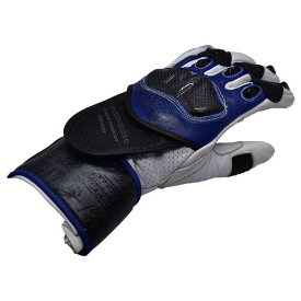 マーキュリープロダクツ レーシンググローブ（ホワイト/ブルー） サイズ S MPG-004