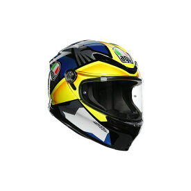 正規品／AGV K6 012-JOAN BLACK/BLUE/YELLOW サイズ：L（59-60cm） 630192MF01209 エージーブイ フルフェイスヘルメット バイク