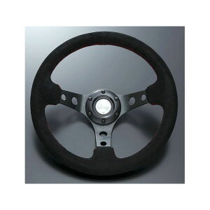 D1 SPEC DEEP70 ステアリング 35パイ バックスキン/レッドステッチ DSC-70350BSRE