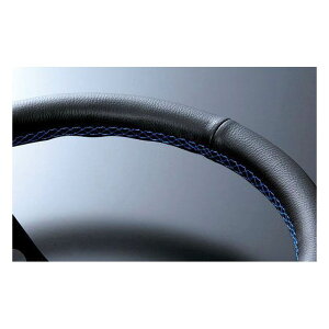 D1 SPEC DEEP70 ステアリング 35パイ ブラックレザー/ブルーステッチ DSC-70350BL