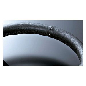 D1 SPEC DEEP80 ステアリング 34パイ ブラックレザー/ブラックステッチ DSC-80340BK