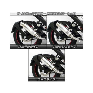 ウイルズウィン ジクサー150(2BK-ED13N)用 ダイナミックマフラー ユーロタイプ ジクサー150 サイレンサー チタン仕様