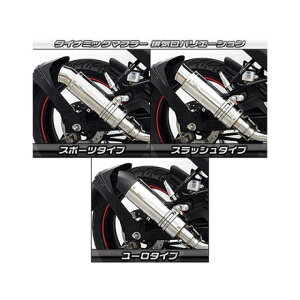 ウイルズウィン ジクサーSF(150)用 ダイナミックマフラー スラッシュタイプ ジクサーSF(150) サイレンサー チタン仕様