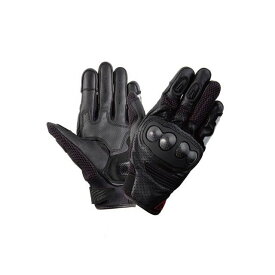 アイディール 2022春夏モデル バイク用 プロテクション メッシュグローブ ID-017 ソニック（SONIC） ブラック ブラック XL ID017/BK/XL