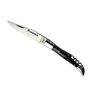 バラデオ Laguiole knife 11cm black corkscrew BD-0041