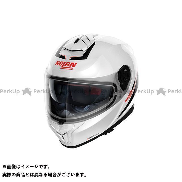 ノーラン NOLAN フルフェイスヘルメット ヘルメット  NOLAN フルフェイスヘルメット N80-8 ステープル（メタルホワイト） サイズ：XL ノーラン