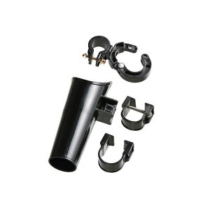 川住(自転車) 電動アシスト車対応カサホルダー(ブラック) KW-73 Ver.21