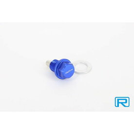 Rin Parts ズーマー用アルミドレンボルトマグネット付き（ブルー） 1102729 リンパーツ エンジンオイルパーツ バイク ズーマー