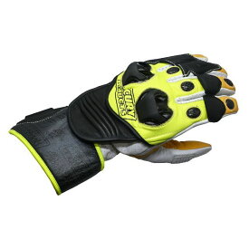 マーキュリープロダクツ カンガルーレーシンググローブ（ホワイト/イエロー） サイズ M MPG-008