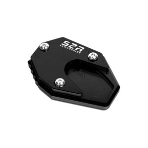 エートップ GSX150F GIXXER155 ジクサー155 ワイドサイドスタンドエンド アルミ削り出し アルマイト加工 安定感抜群 装着したまま収納可能(ブラック) GSX150F T-GSX150-WSEBLK