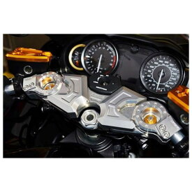 AGRAS トップブリッジカバー&ハンドルSET カラー：シルバー 321-311-003S アグラス ハンドル関連パーツ バイク 隼 ハヤブサ