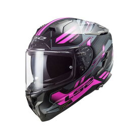 LS2 HELMETS アウトレット品 CHALLENGER F（SPIN BLACK TITANIUM PINK） サイズ：XL outlet-103275046XL エルエスツーヘルメット フルフェイスヘルメット バイク