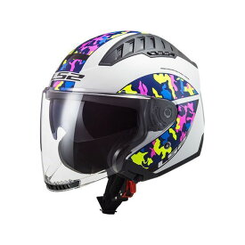 正規品／LS2 HELMETS アウトレット品 COPTER（クリスピーホワイトイエロー） サイズ：L outlet-306003002L エルエスツーヘルメット ジェットヘルメット バイク