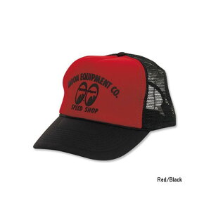 ムーンアイズ MQC-005 MOON Equipped トラッカーハット(レッド/ブラック) MQC-005