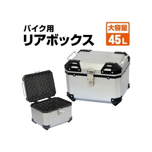 マッドマックス バイク用 リアボックス パンドラ パニアケース 45L(シルバー) 汎用 MM18-E520-SV