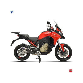 TERMIGNONI Slip on exhaust homologated INOX-TITAN-CARBON for Ducati Multistrada V4 2021-2023 ter_D21008040ITC テルミニョーニ マフラー本体 バ…