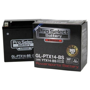 【メーカー直送】プロセレクトバッテリー プロセレクトバッテリー GL-PTX14-BS(YTX14-BS 互換)(液入) 汎用 PSB109