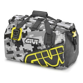 正規品／GIVI Waterproof 40 Liters Bag Easy-T EA115CM， HxLxW 50x54x27cm， color Camouflage Grey / Yellow givi_EA115CM ジビ その他 バイク