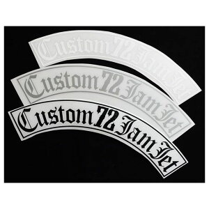 72�W�����W�F�b�g �w�����b�g�J�b�e�B���O�V�[�g�f�J�[���uCustom 72 Jam Jet�v �J���[ �z���C�g JDC_07