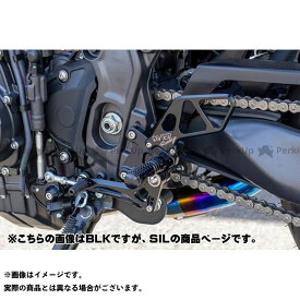 正規品／OVER RACING バックステップ 2by2ポジション（シルバー） ・51-452-01 オーバーレーシング バックステップ関連パーツ バイク MT-09