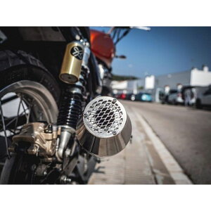 W[s[A[ Exhaust System Suzuki Gs 500 E - F 1989/2007 Universal Homologated silencer without link pipeUltracone Inox Cafe Racerc